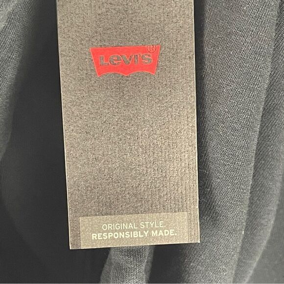 Levi’s Strauss & Co. Mens Graphic Fleece black Hoodie size Large - Picture 5 of 6